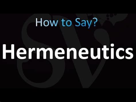 hermeneutics pronunciation uk.